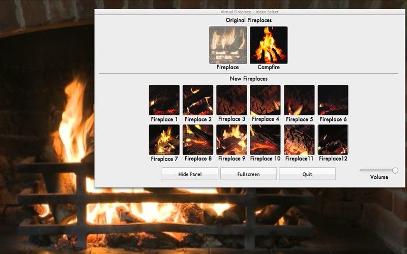 Virtual Fireplace v1.3 - виртуальный камин
